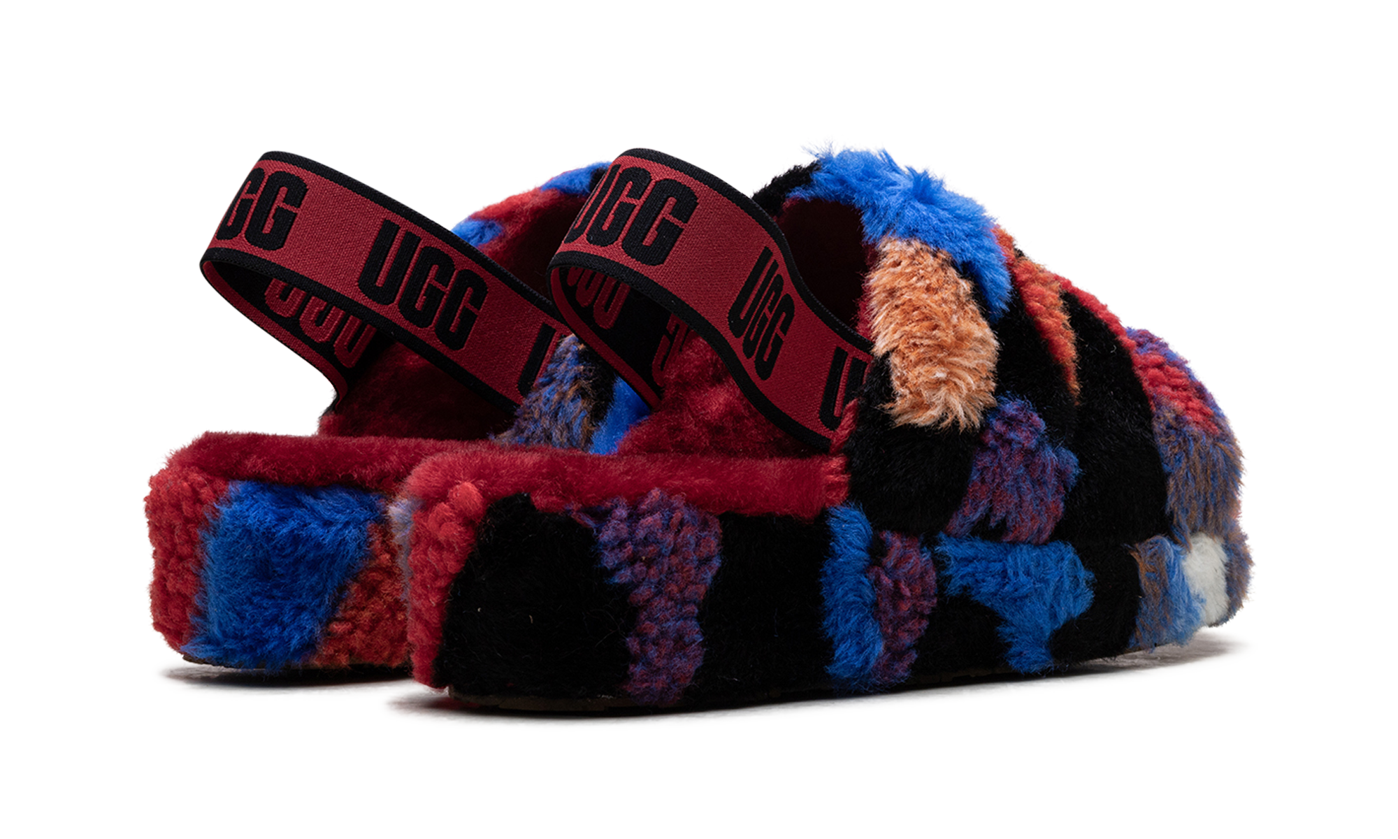 Fluff Yeah Slide WMNS "Cali Collage Red" 1118164 RED