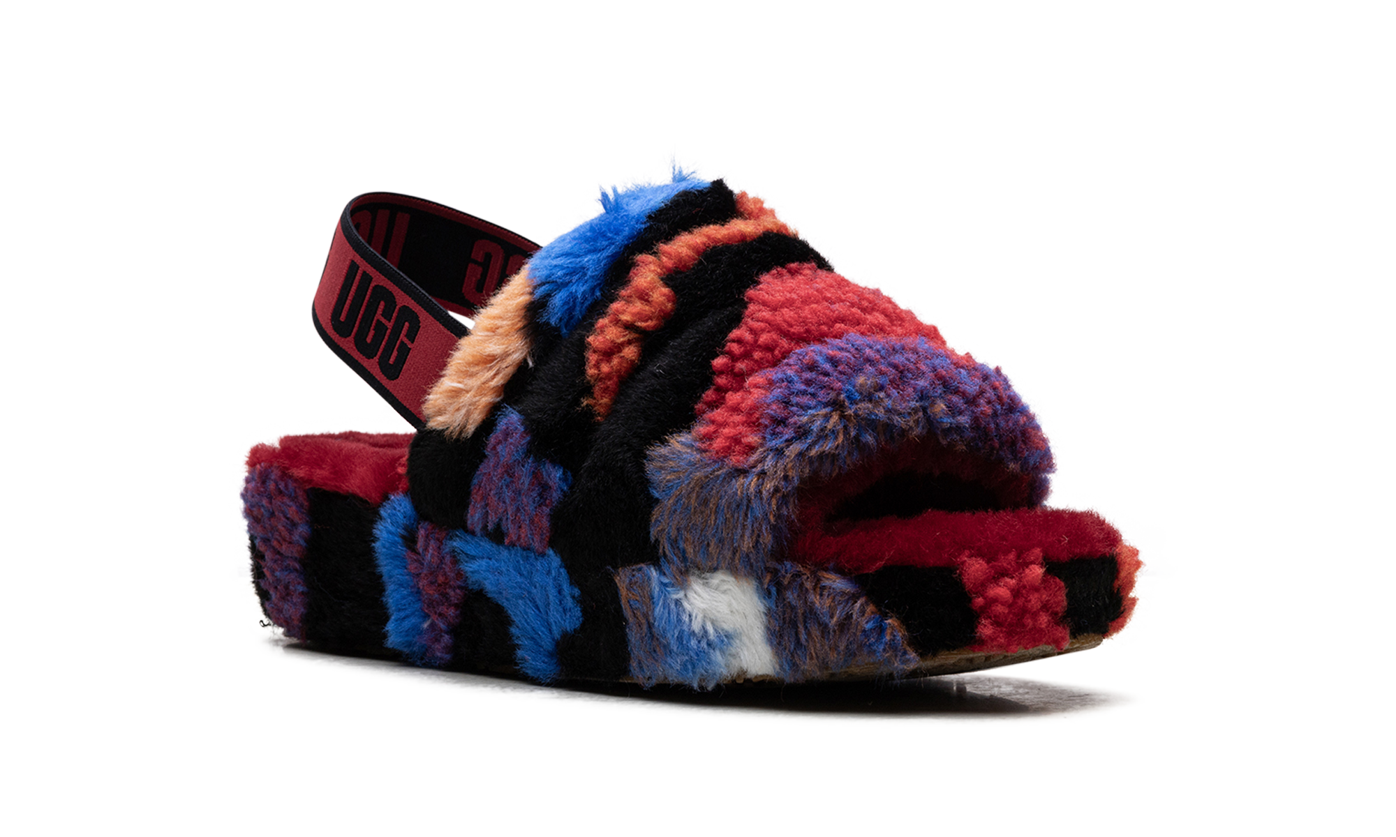 Fluff Yeah Slide WMNS "Cali Collage Red" 1118164 RED