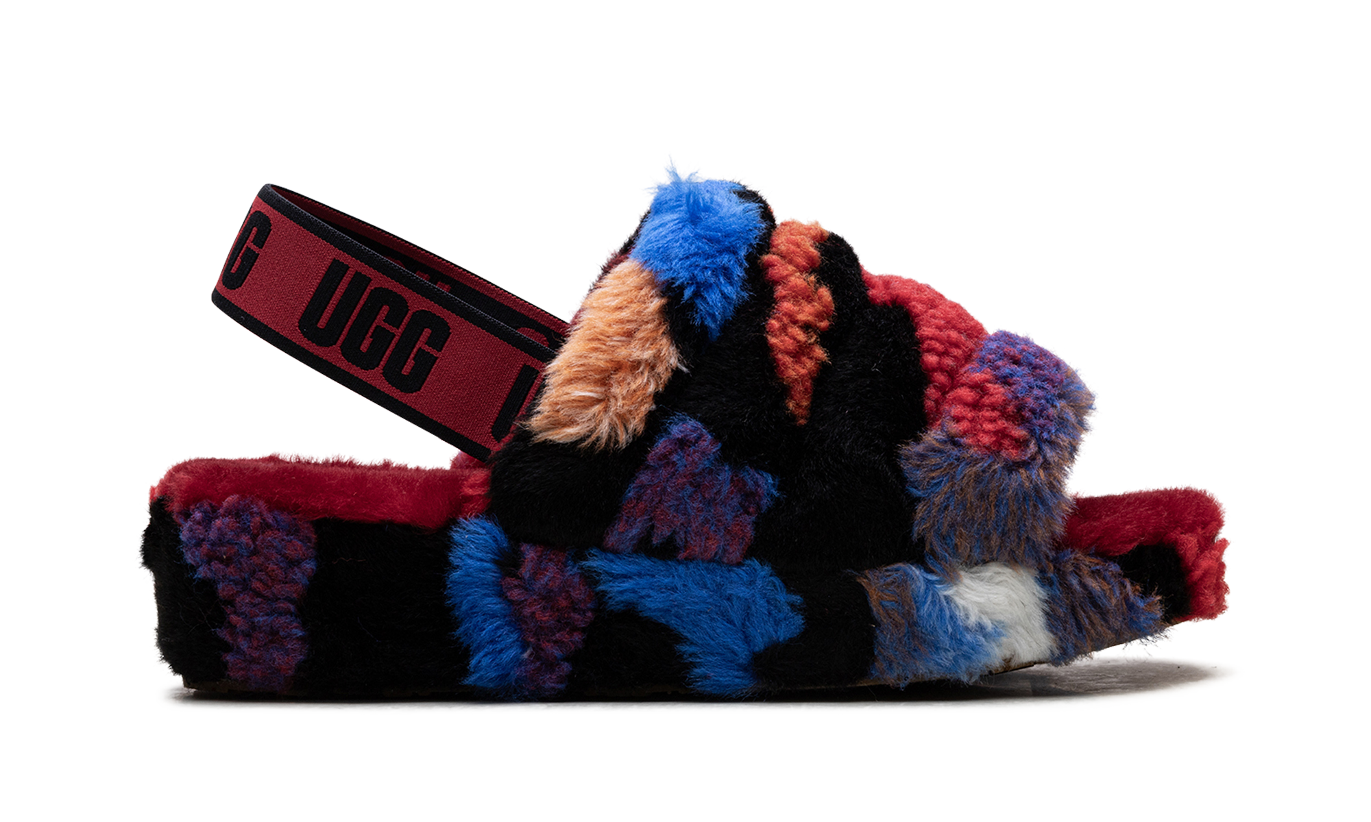 Fluff Yeah Slide WMNS "Cali Collage Red" 1118164 RED