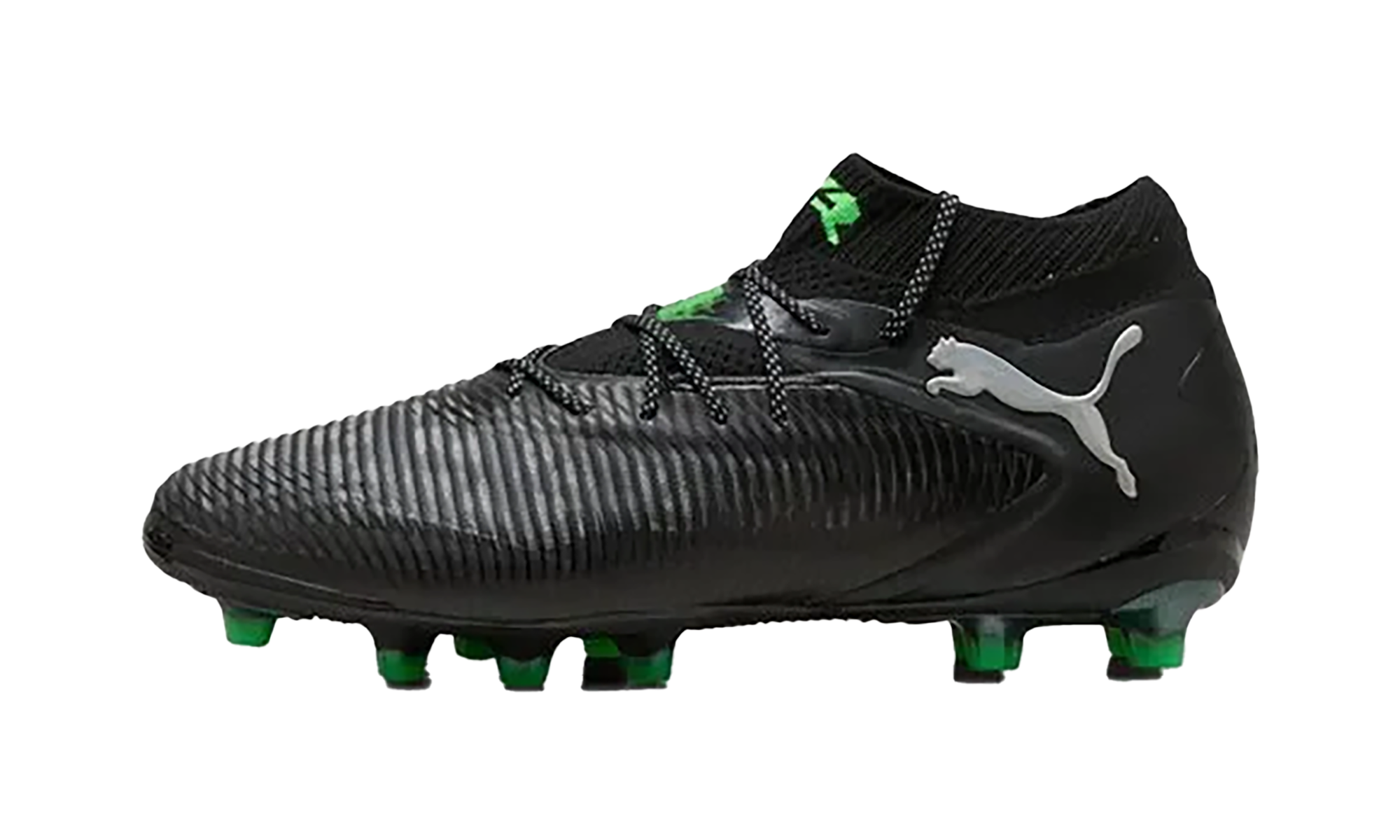 Future 8 Ultimate Ag "Puma black / cool light gray / fluo green" 108189 02