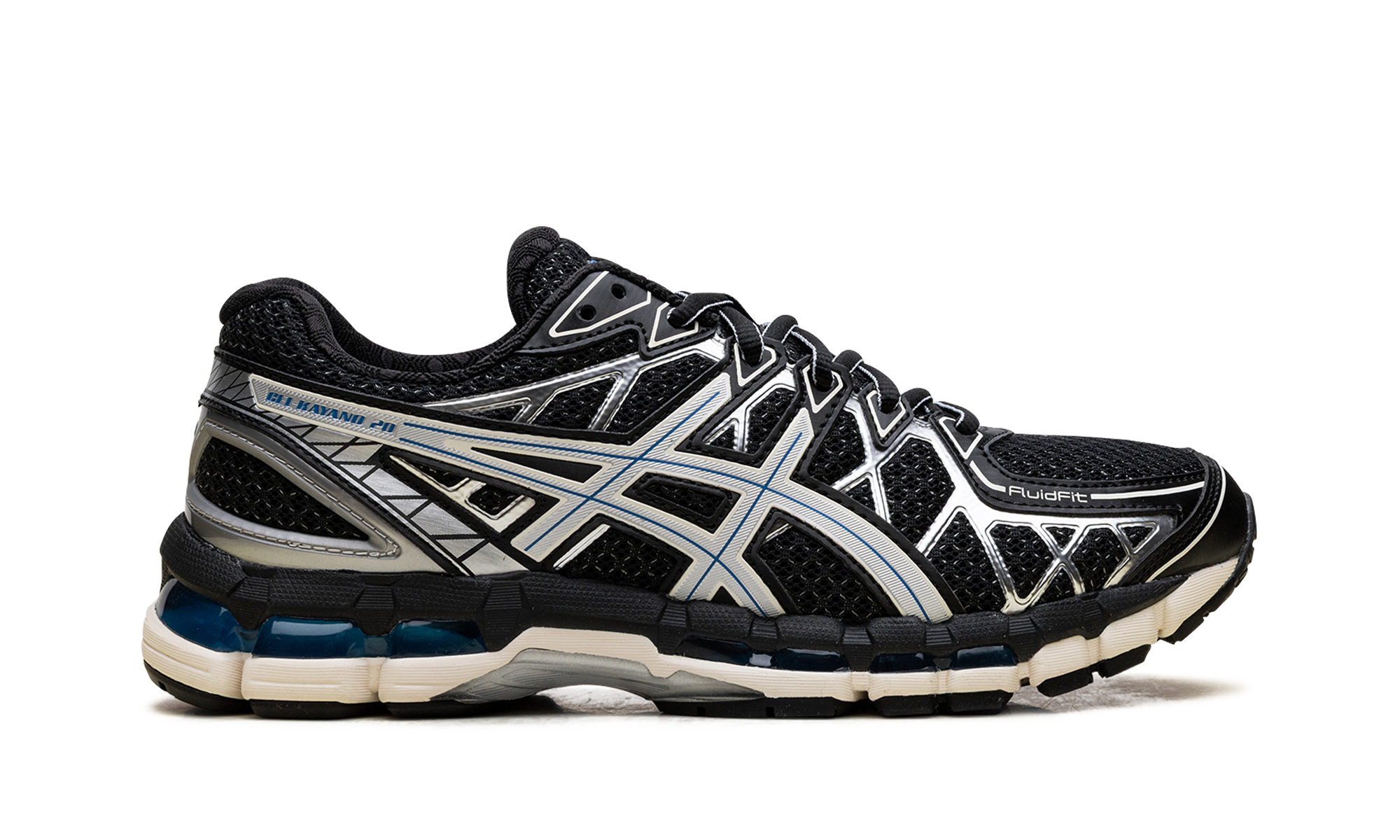 Gel-Kayano 20 "Black Pure Silver" 1203A388 001