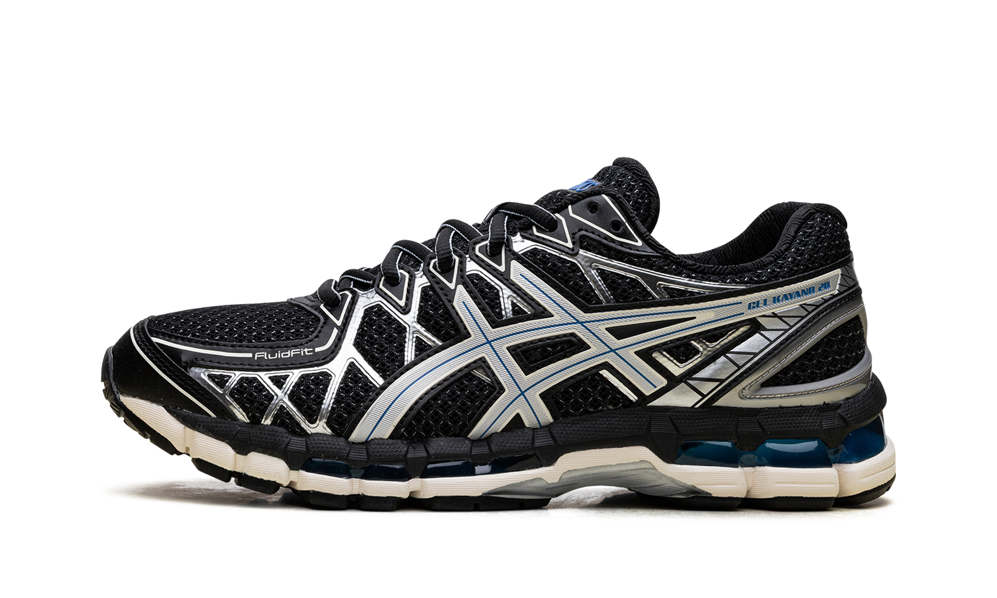 Gel-Kayano 20 "Black Pure Silver" 1203A388 001