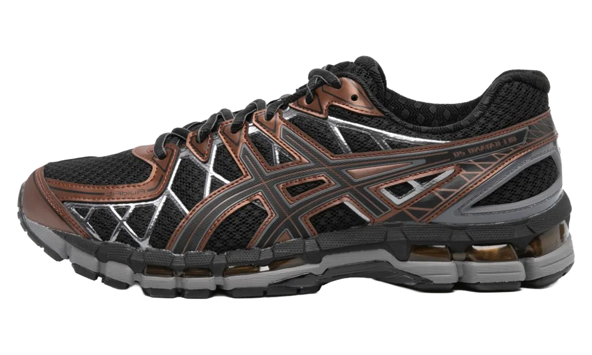 GEL-KAYANO 20 "BLACK / REDDISH BROWN" 1203A388 002