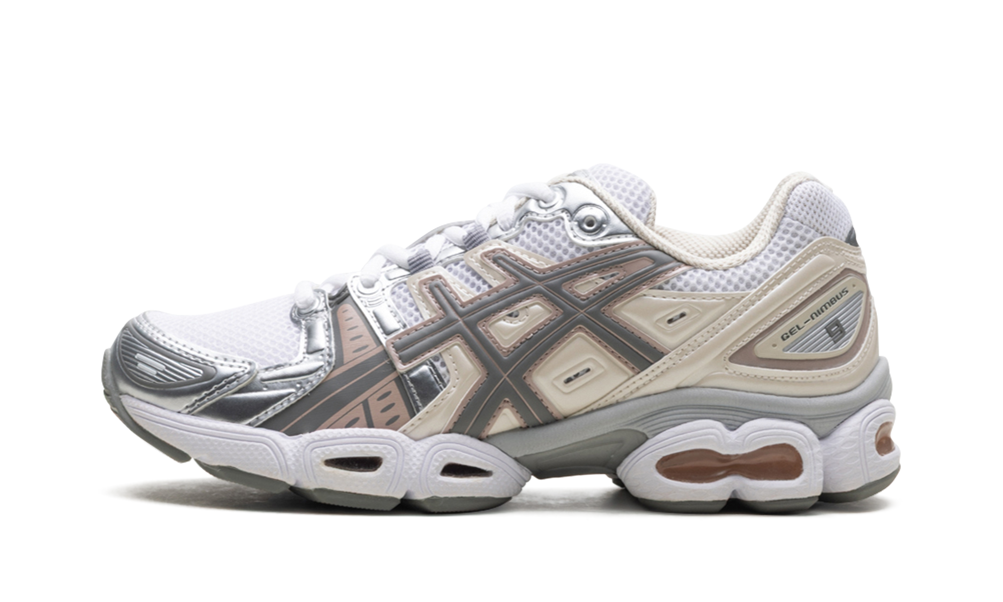 Gel-Nimbus 9 WMNS "White Oatmeal"
