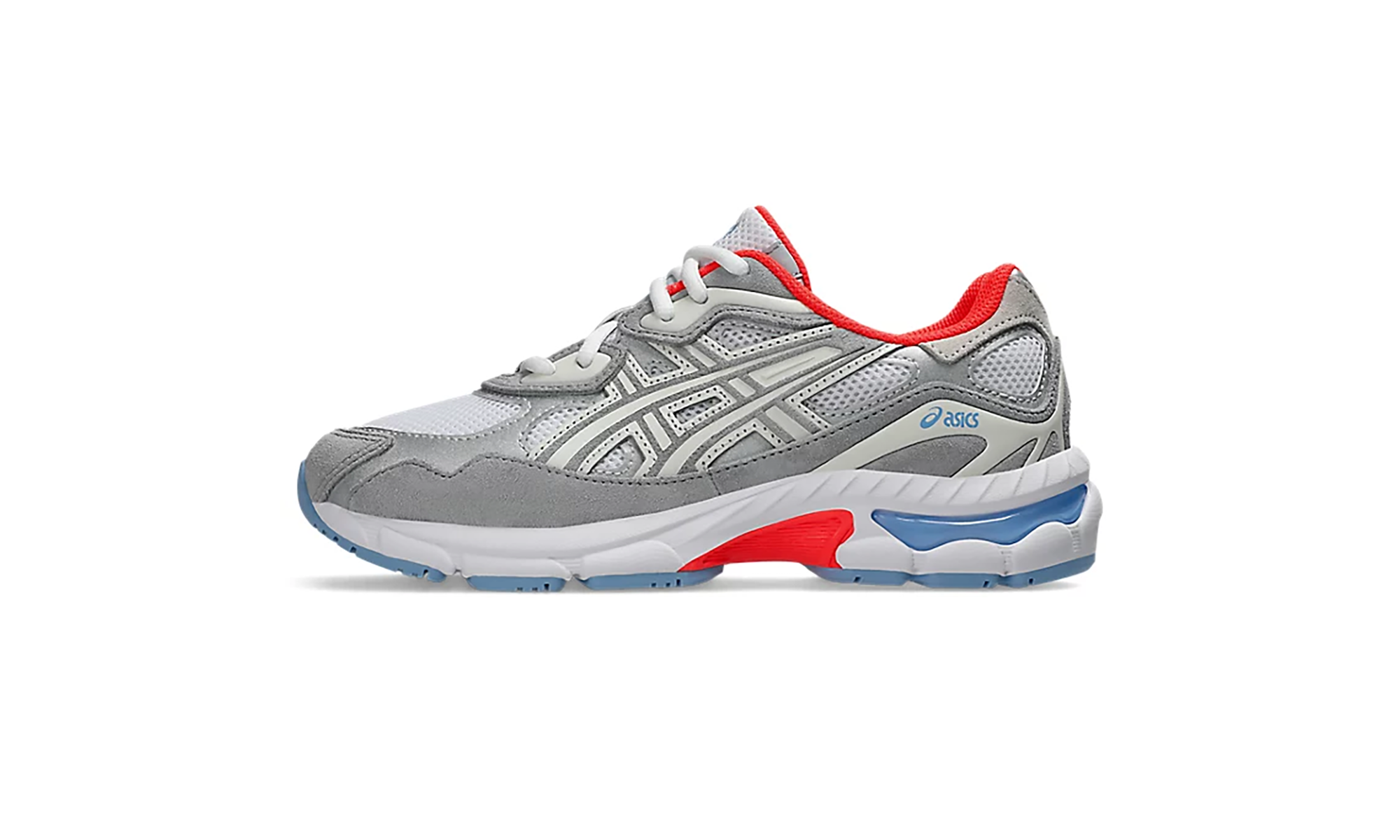 Gel-NYC GS "White / Piedmont Grey" 1204A175 102