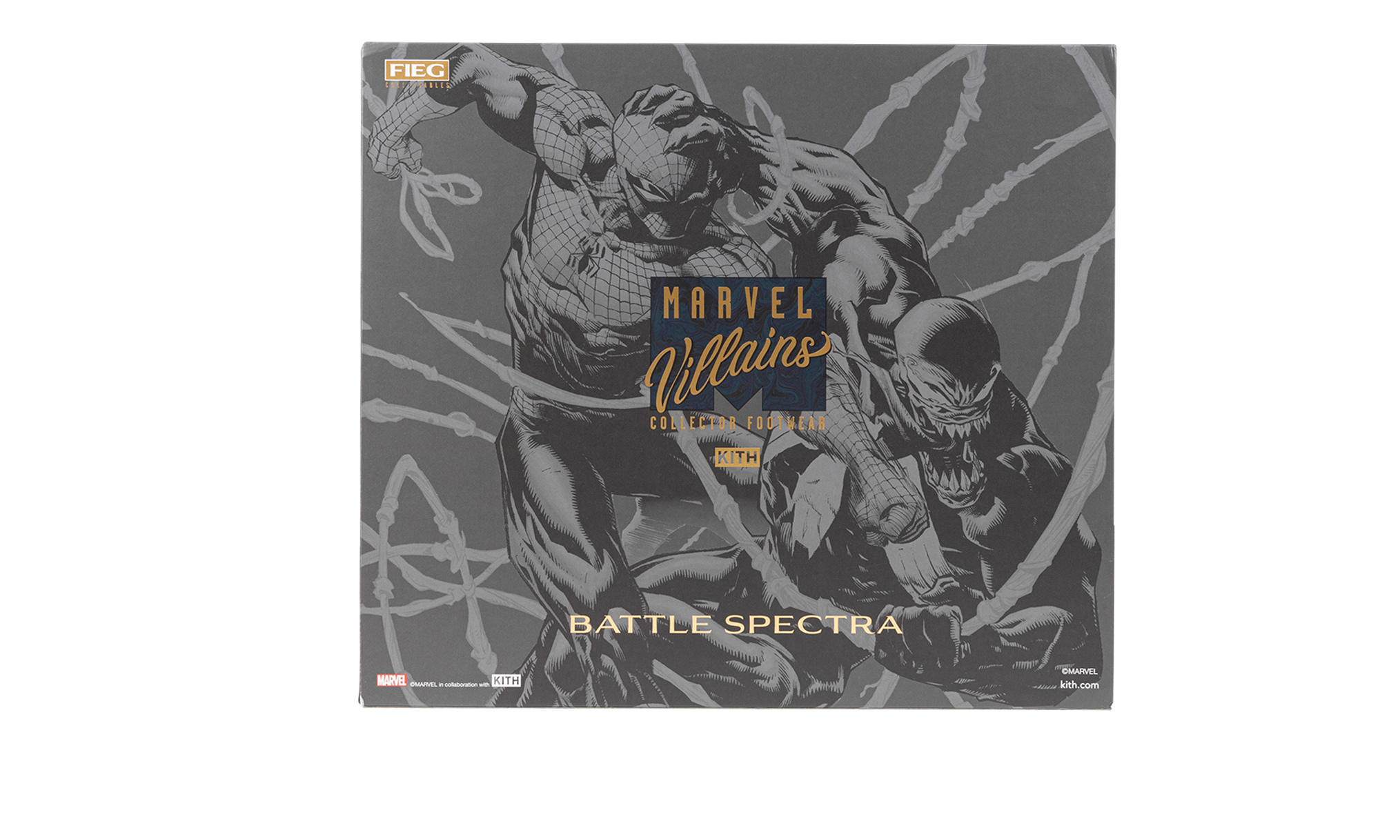 GT-2160 "Kith Marvel Villains Spider-Man/Venom Pack Sealed Box (Comic Included)" 1203A660 DBSPVN