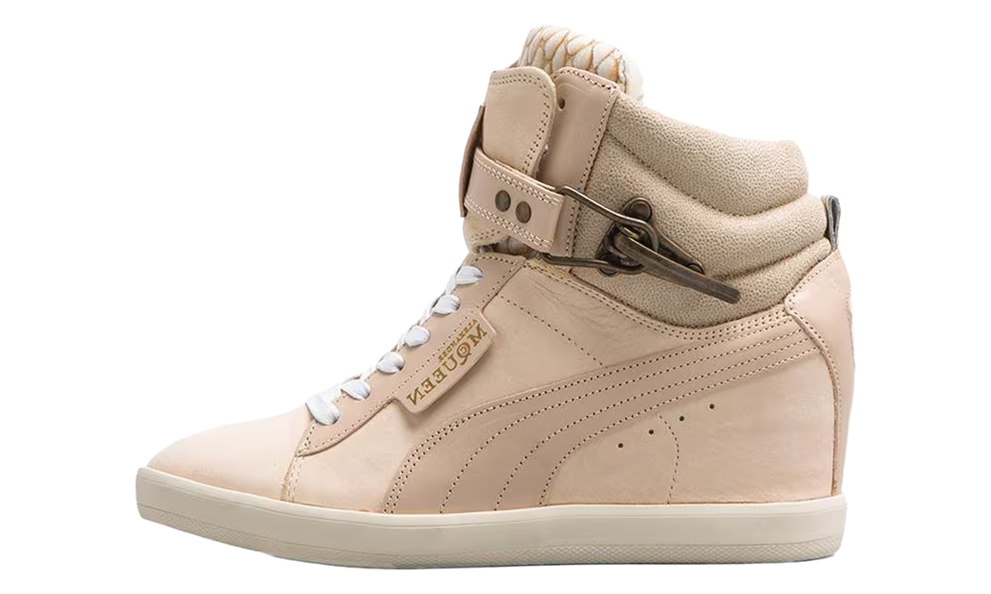 Joustesse Mid Wedge Sneaker "Alexander mcqueen - marshmallow" 355397 01