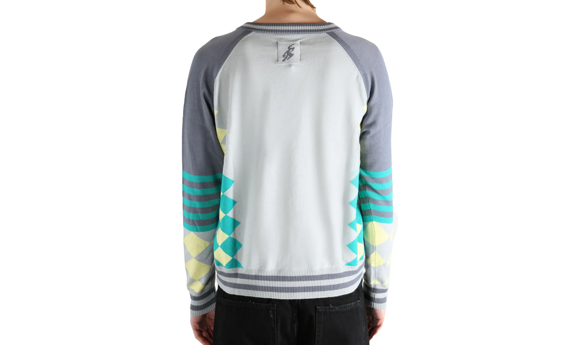 Laricoid Knit Jumper "Kiko Kostadinov - Blue Haze / Lemon" 2203A323 022