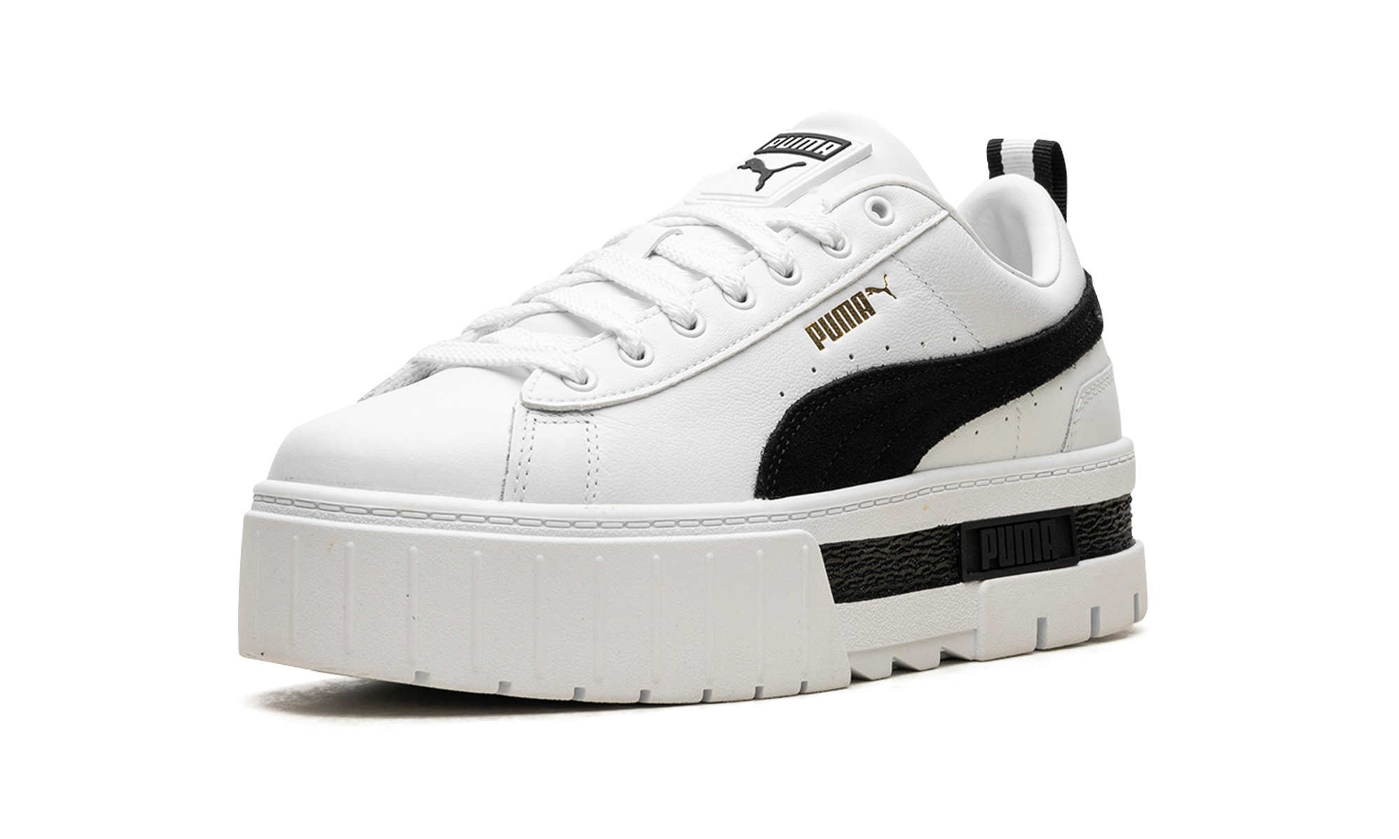 Mayze Lth N's Women "White/black" 381983 01
