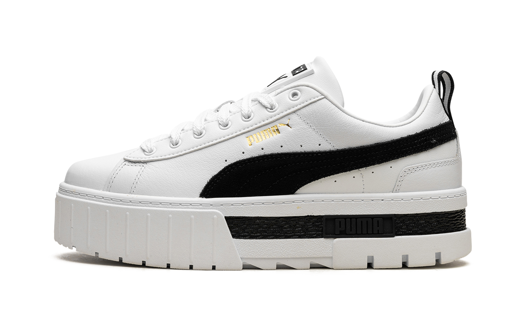 Mayze Lth N's Women "White/black" 381983 01