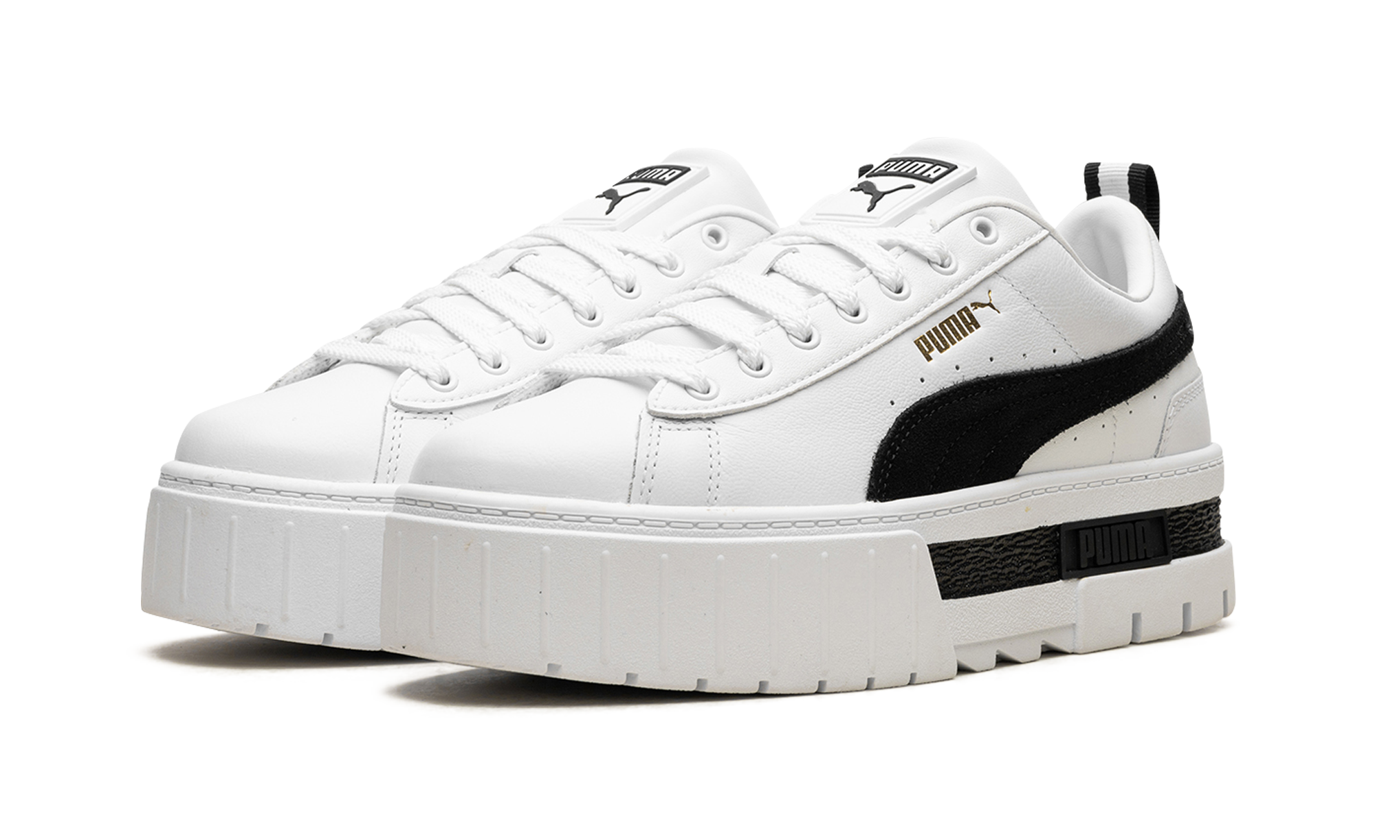Mayze Lth N's Women "White/black" 381983 01