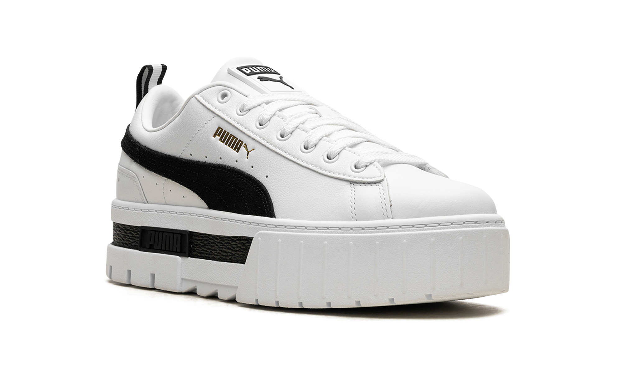 Mayze Lth N's Women "White/black" 381983 01