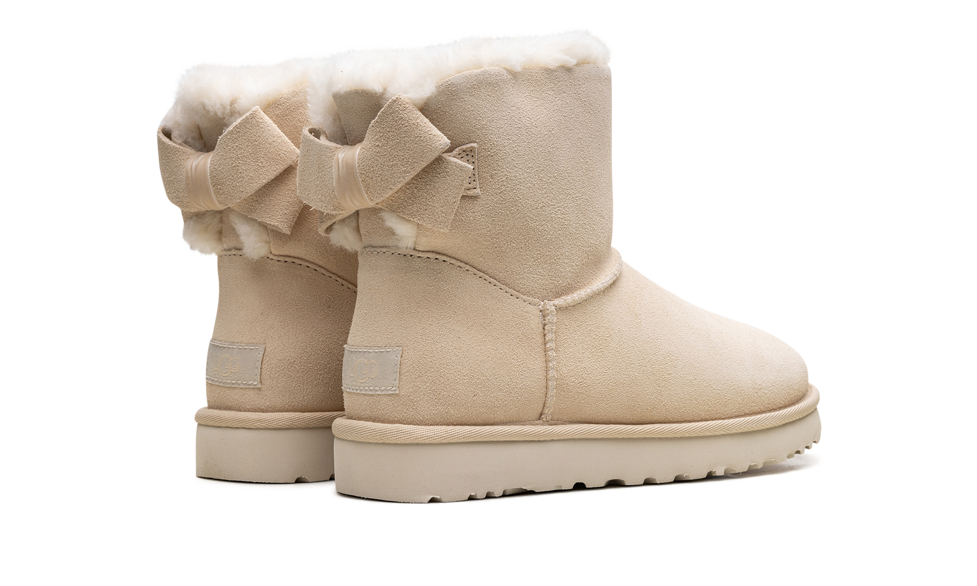 Mini Bailey Suede Bow WMNs "Cream" 1153514 CRM