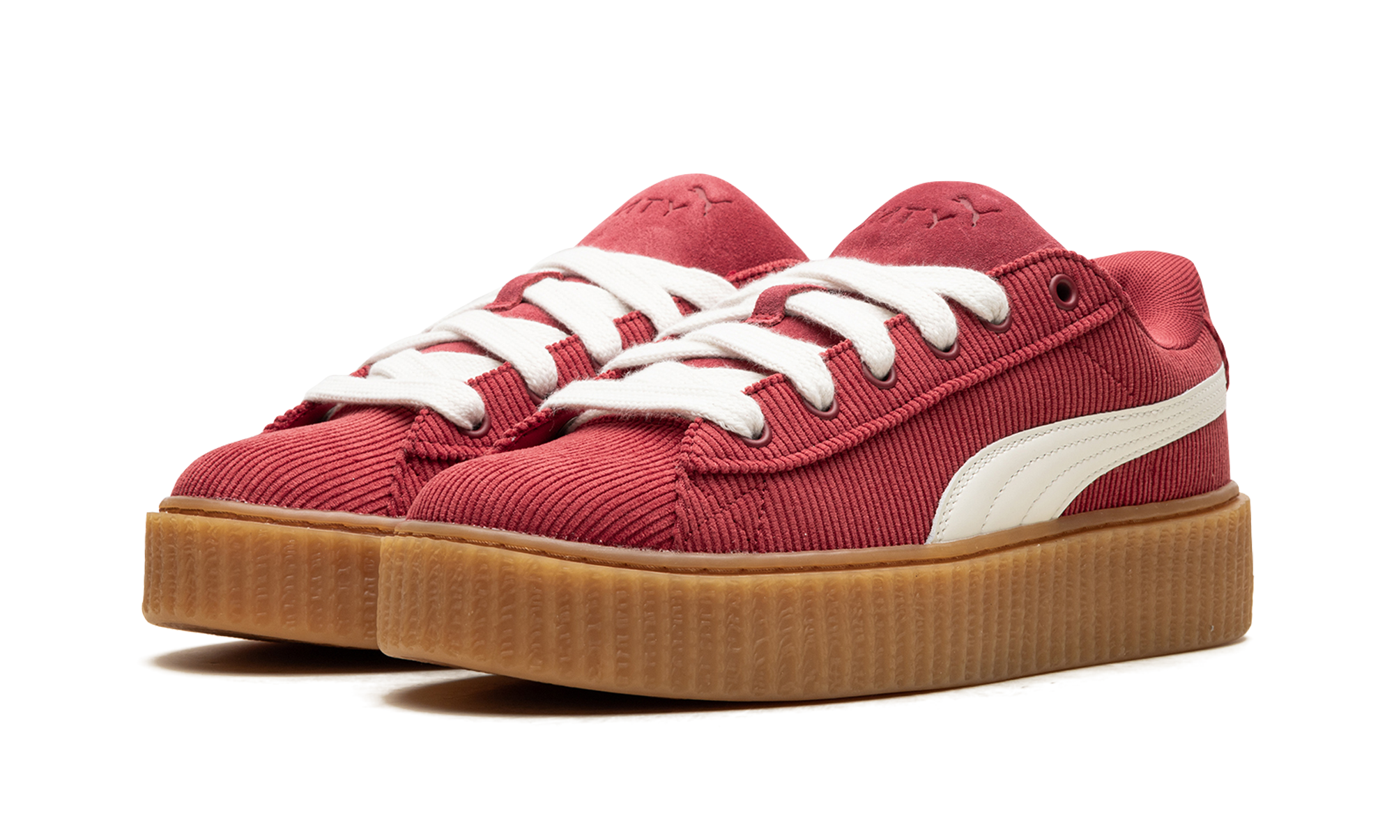 Omens Creeper Phatty Corduroy Women "Red/white" 399871 04
