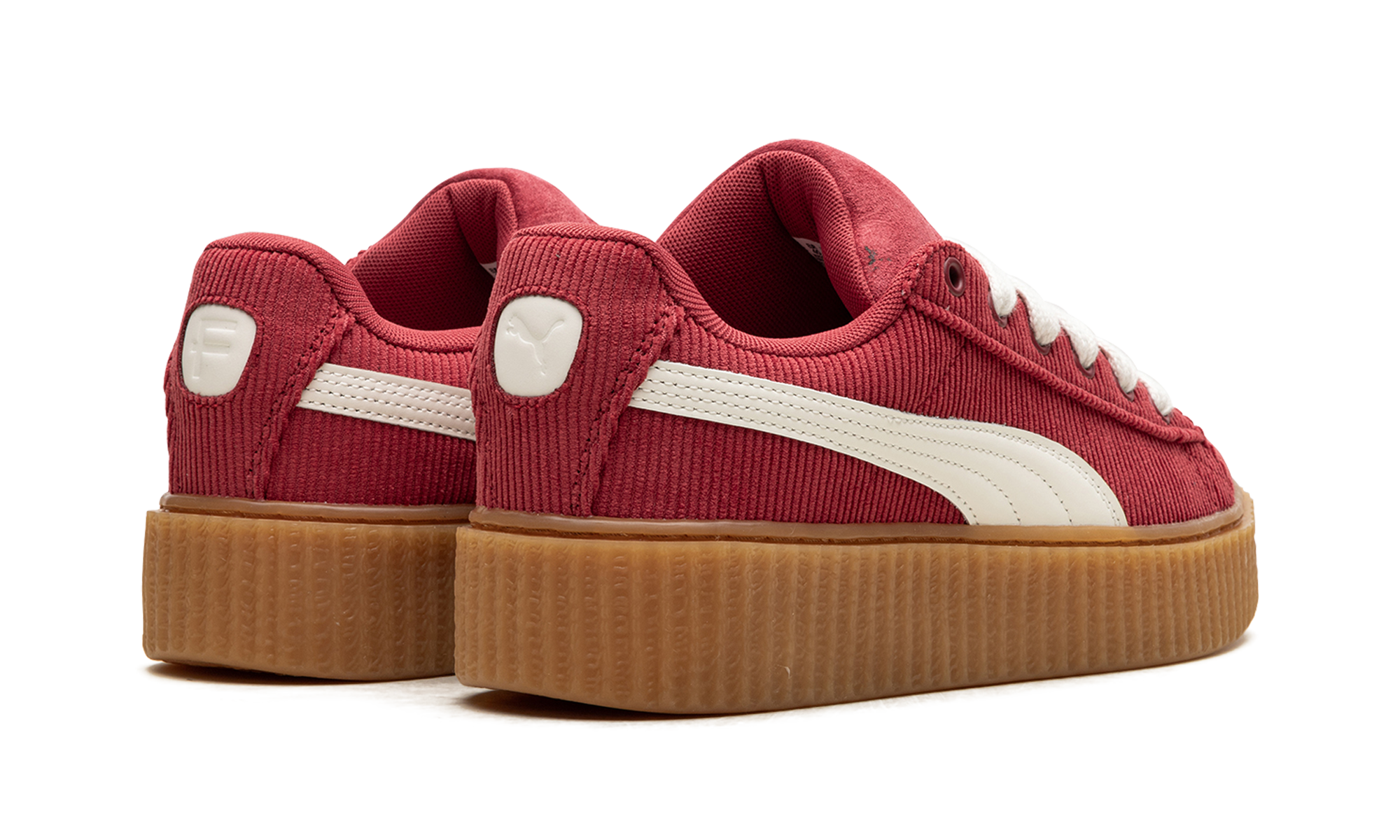 Omens Creeper Phatty Corduroy Women "Red/white" 399871 04