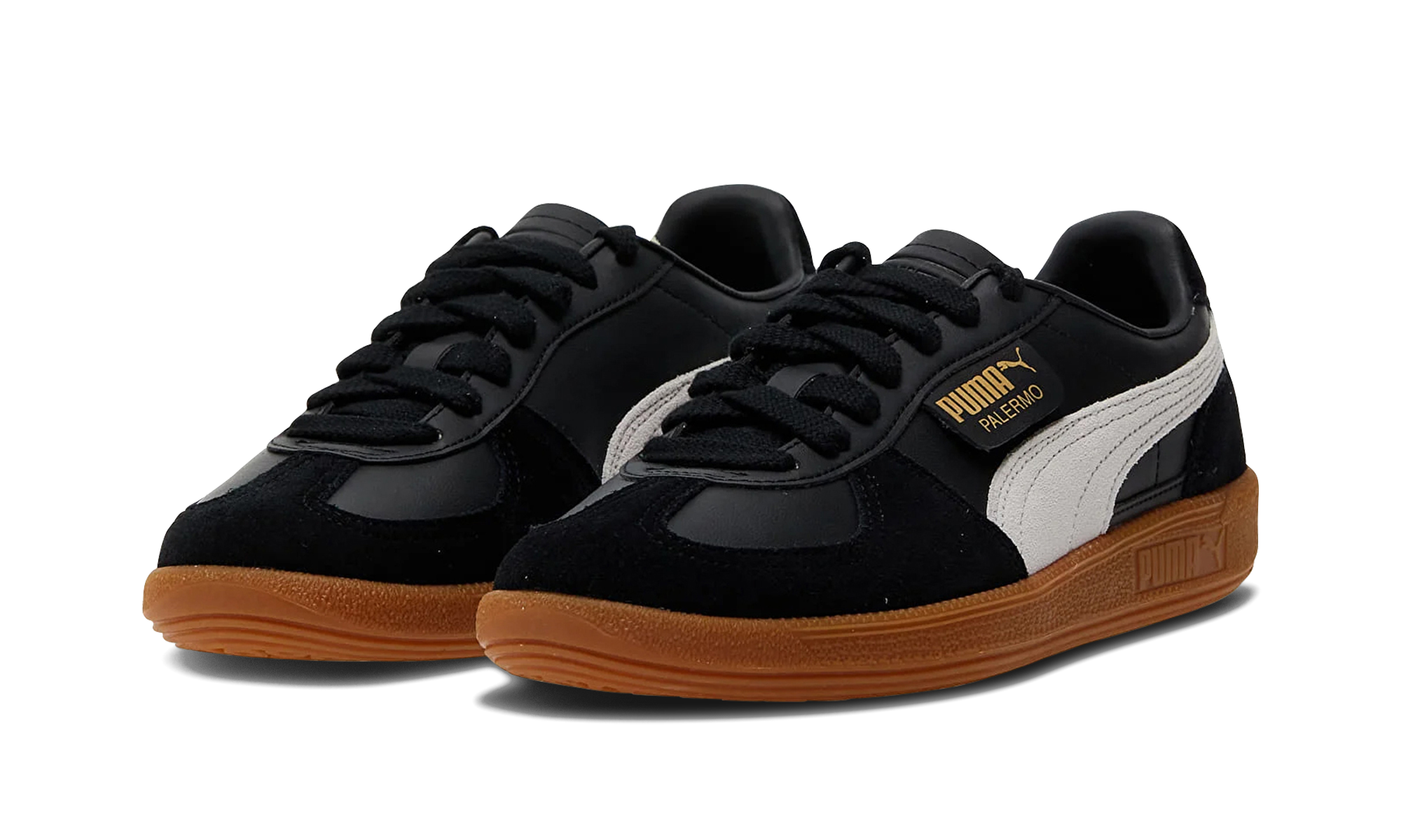 Palermo Leather "Puma black / feather gray / gum" 39646403