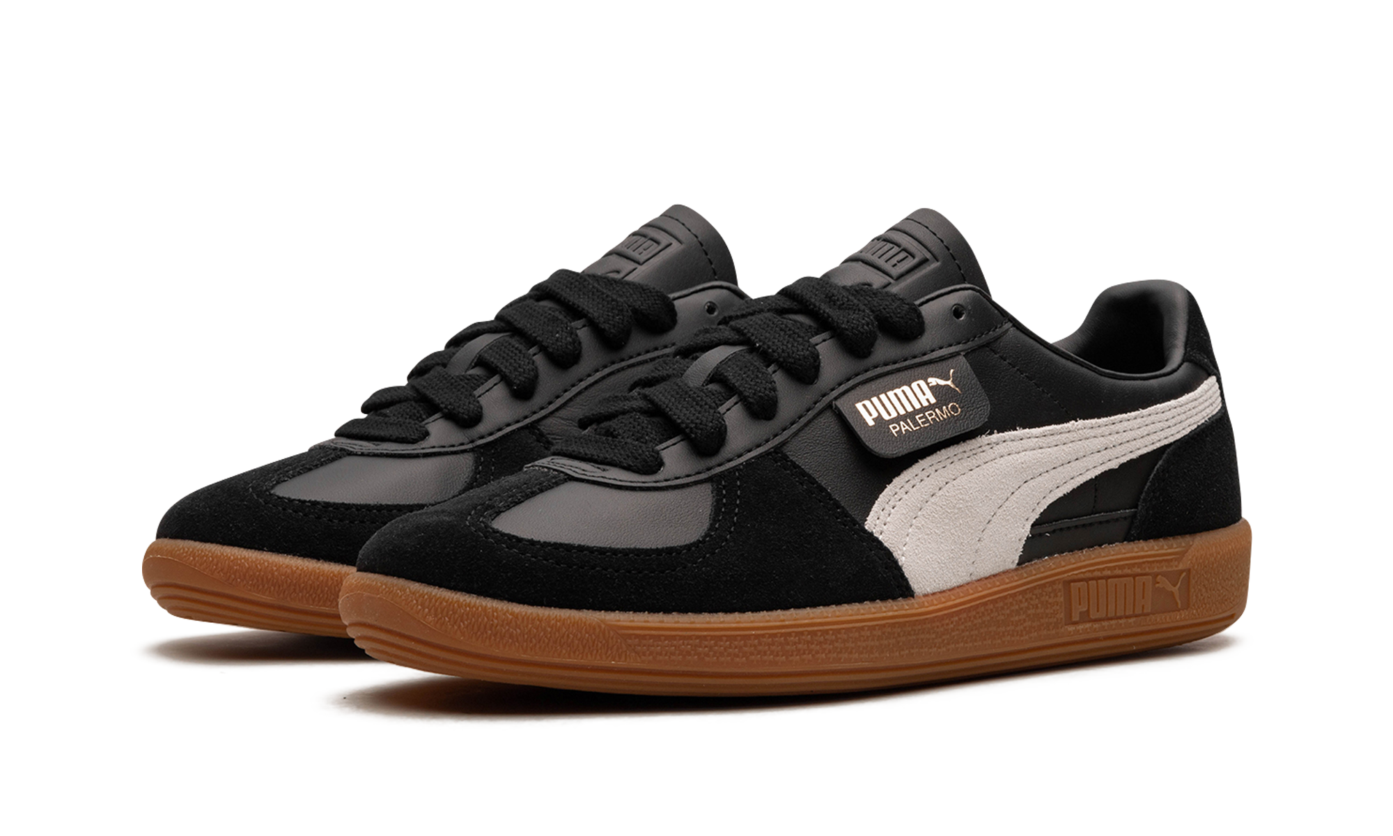 Palermo Leather Women "Puma black / feather gray / gum" 39764703