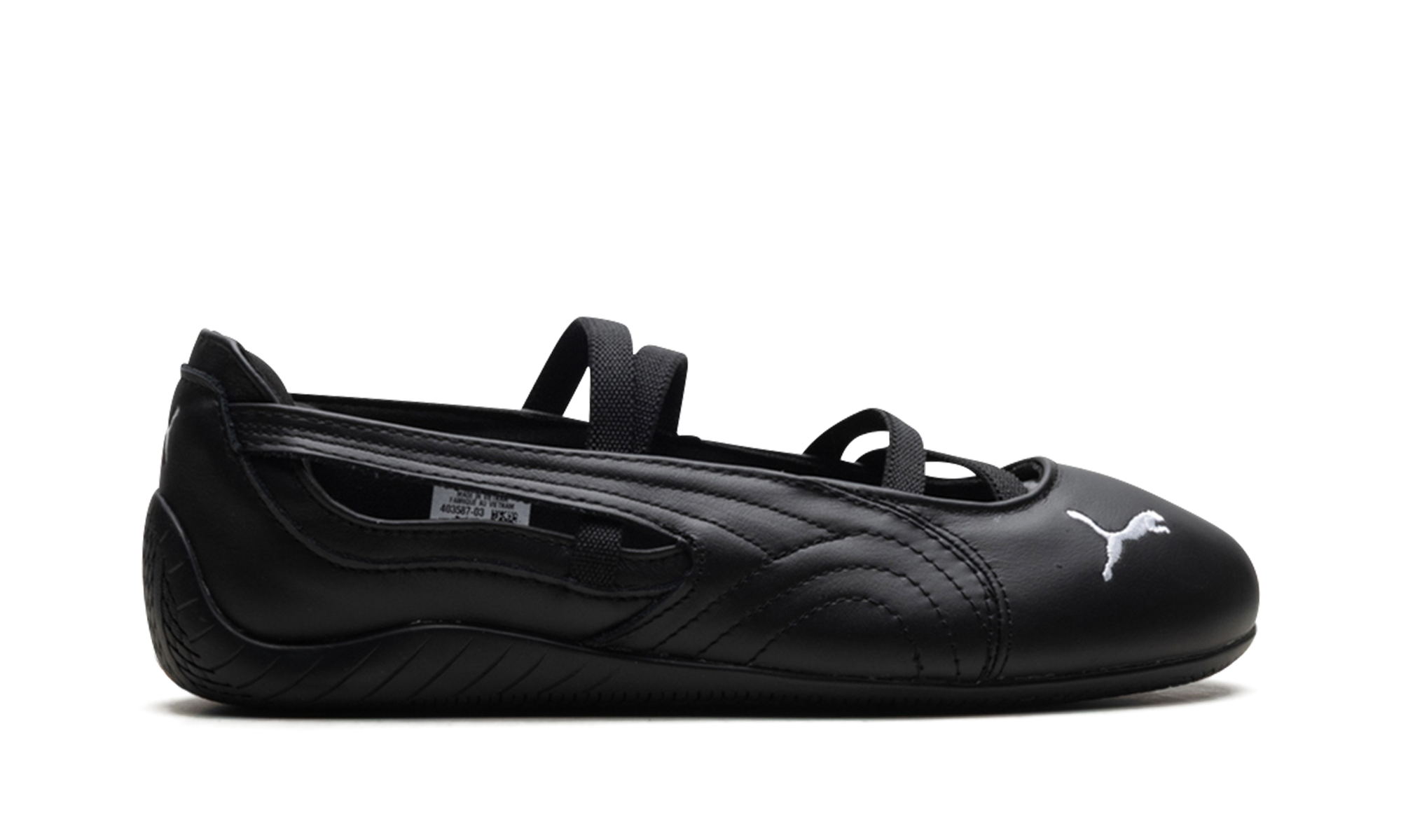 Speedcat Ballet Leather Women "Black white" 403587 03