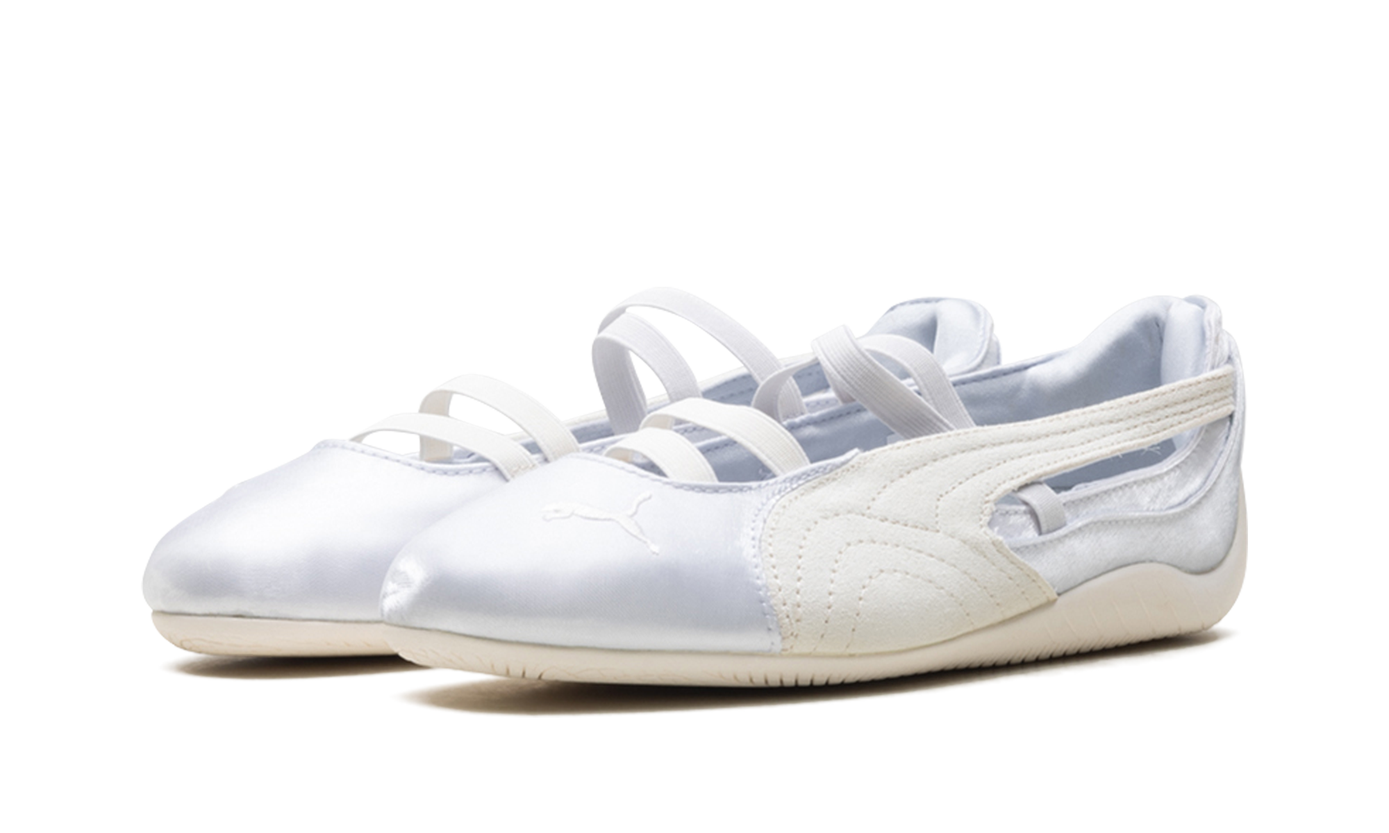Speedcat Ballet Women "Silver mist warm white satin" 404383 03