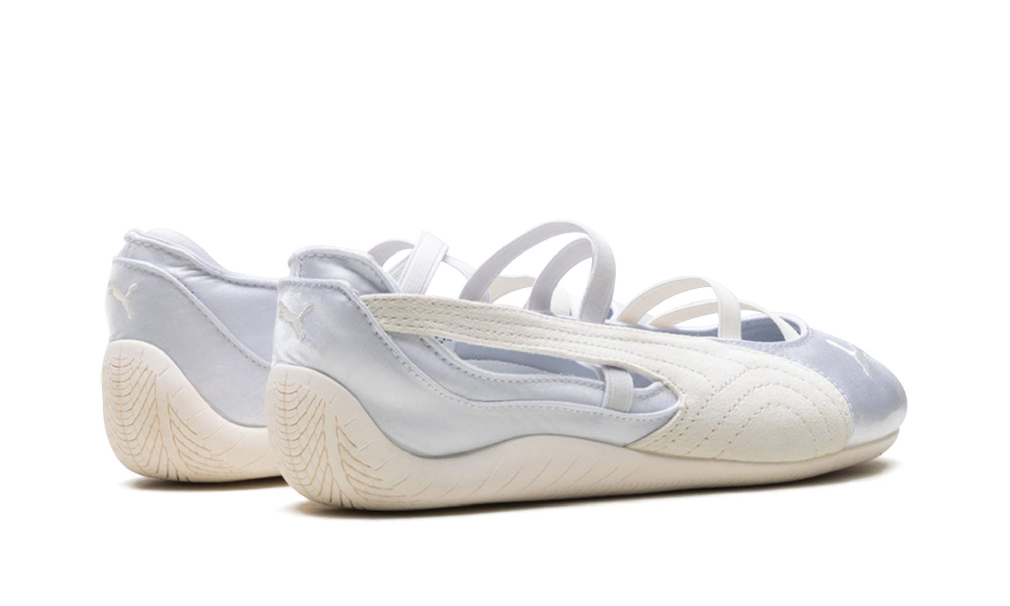 Speedcat Ballet Women "Silver mist warm white satin" 404383 03