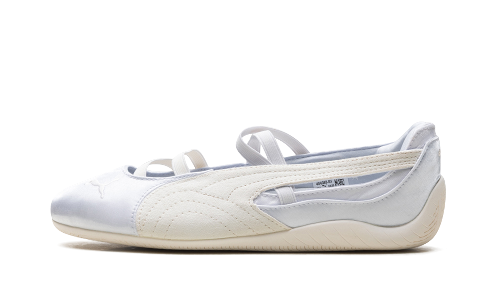 Speedcat Ballet Women "Silver mist warm white satin" 404383 03