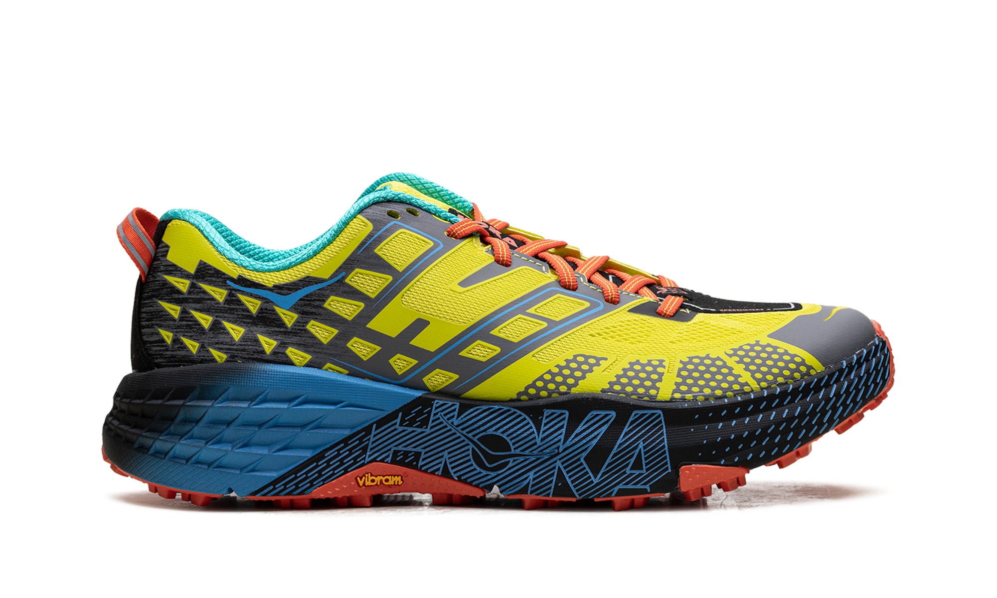 Speedgoat 2 Low "Hoka citrus hoka blue" 1162710 HSH