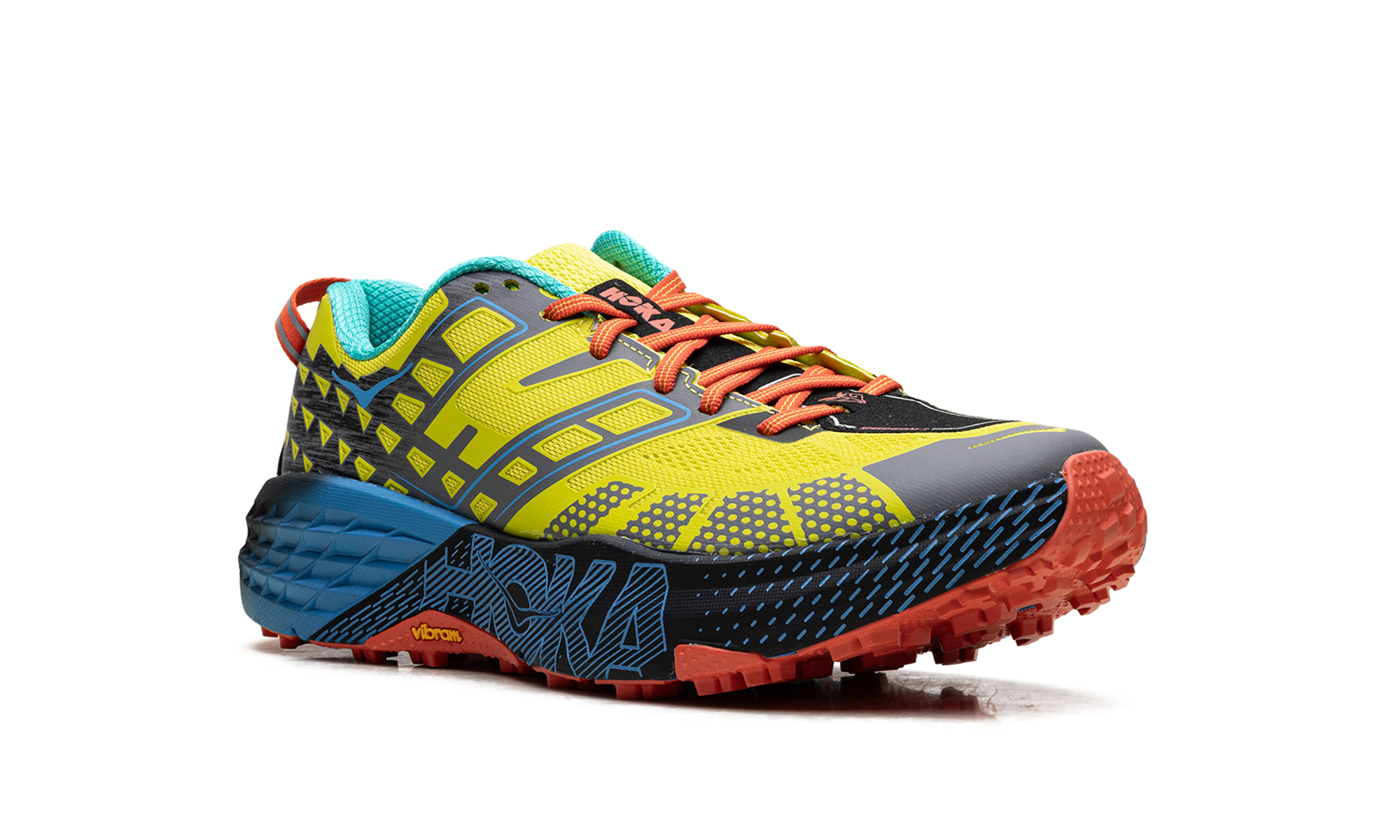 Speedgoat 2 Low "Hoka citrus hoka blue" 1162710 HSH