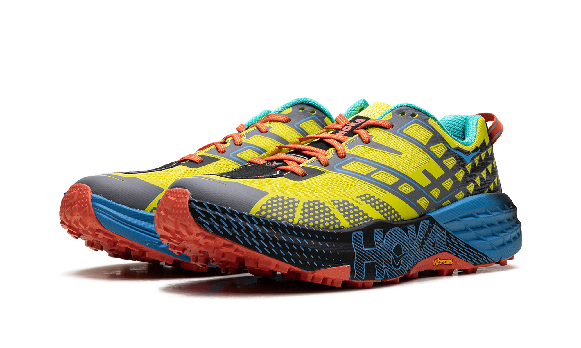 Speedgoat 2 Low "Hoka citrus hoka blue" 1162710 HSH