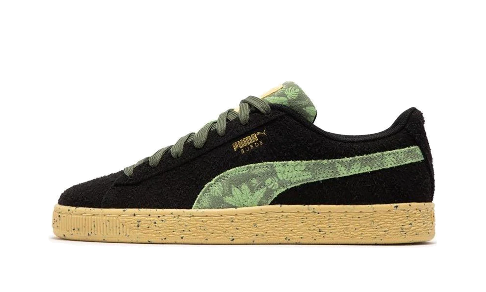 Suede "Gentle jungle black" 390057 02