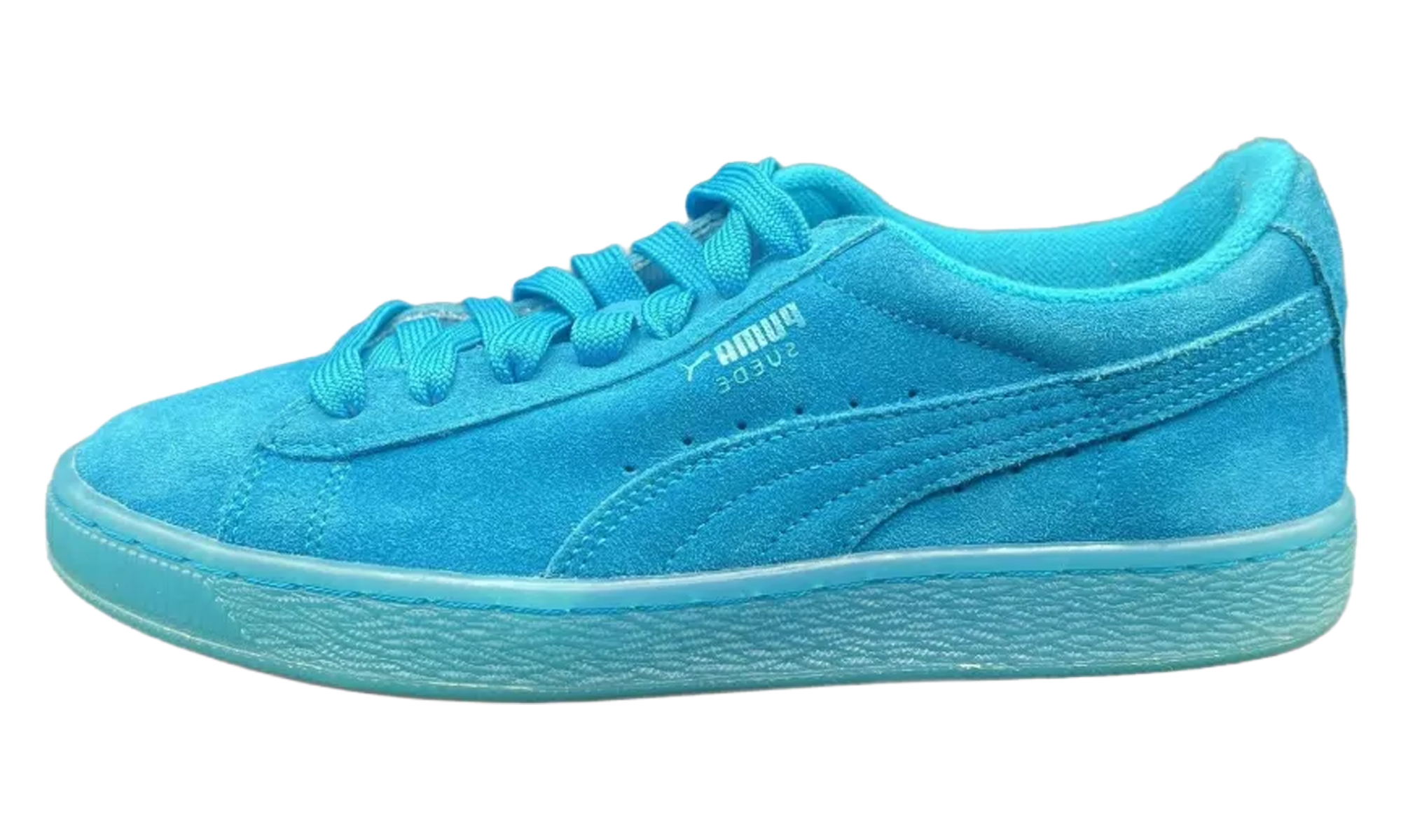 Suede Iced Fluo GS "Atomic blue" 361936 02
