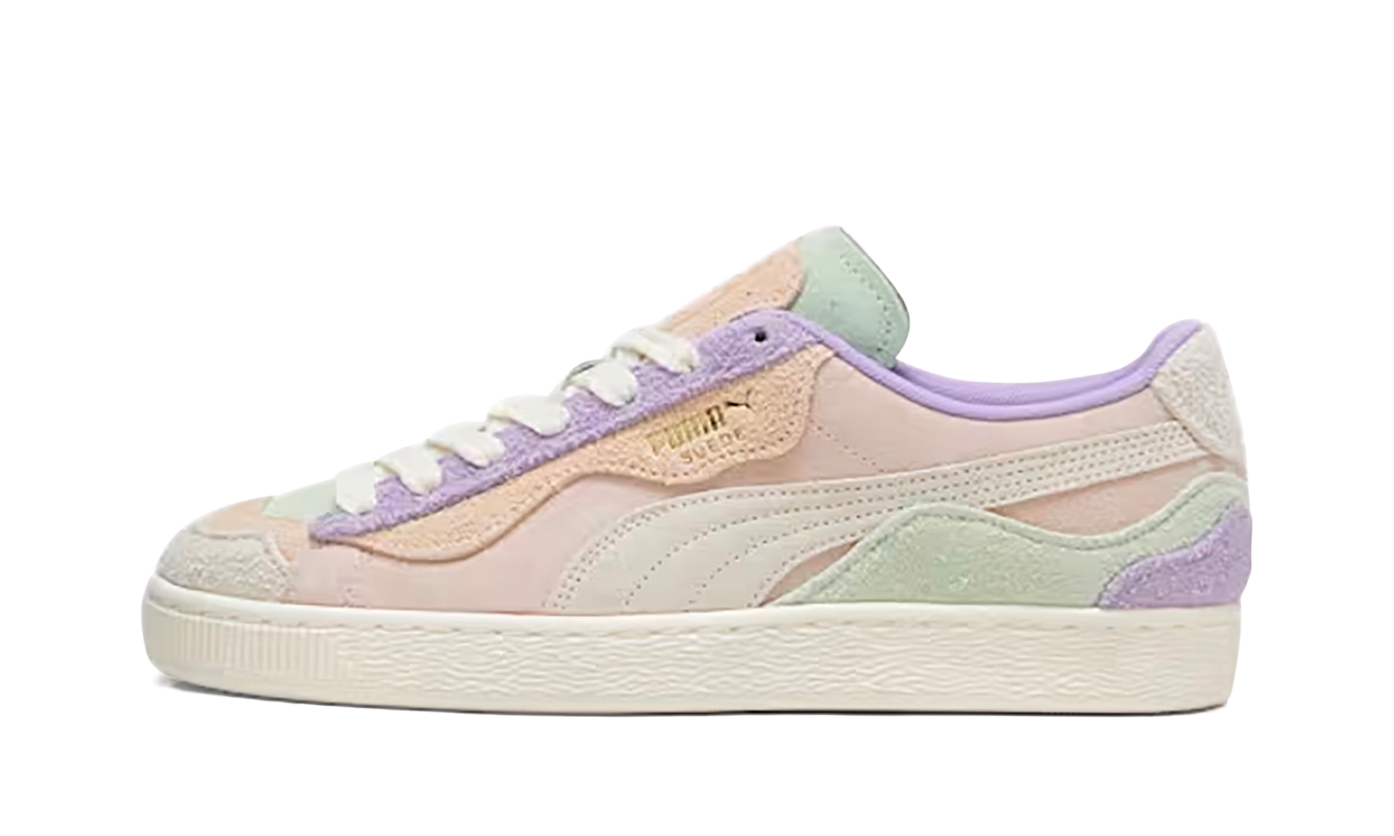 Suede "Trippy - fresh mint frosted ivory" 398656 01
