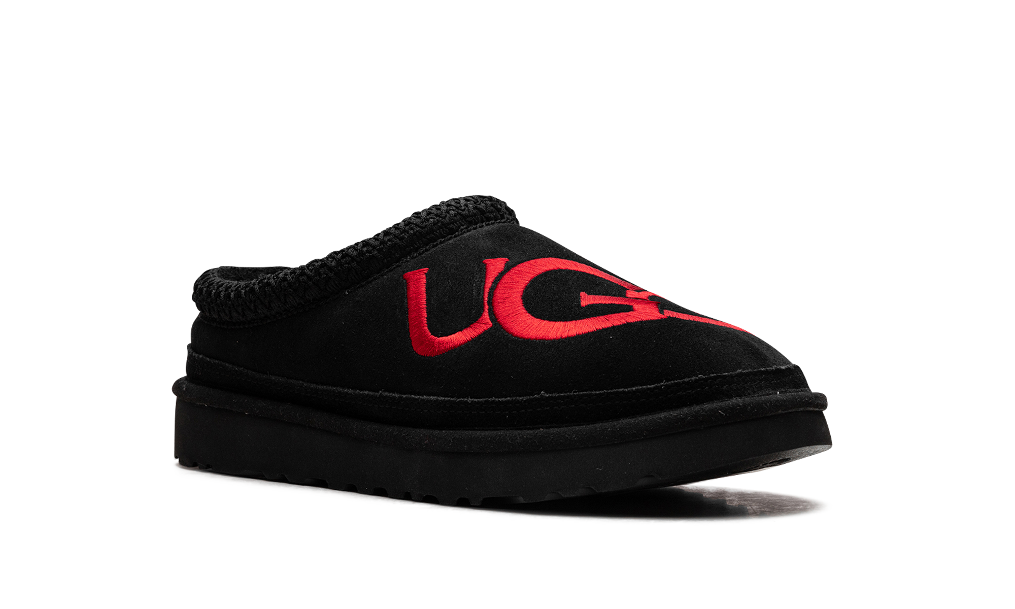 Tasman Logo Slipper "Black / Samba Red" 1112448 BSMR