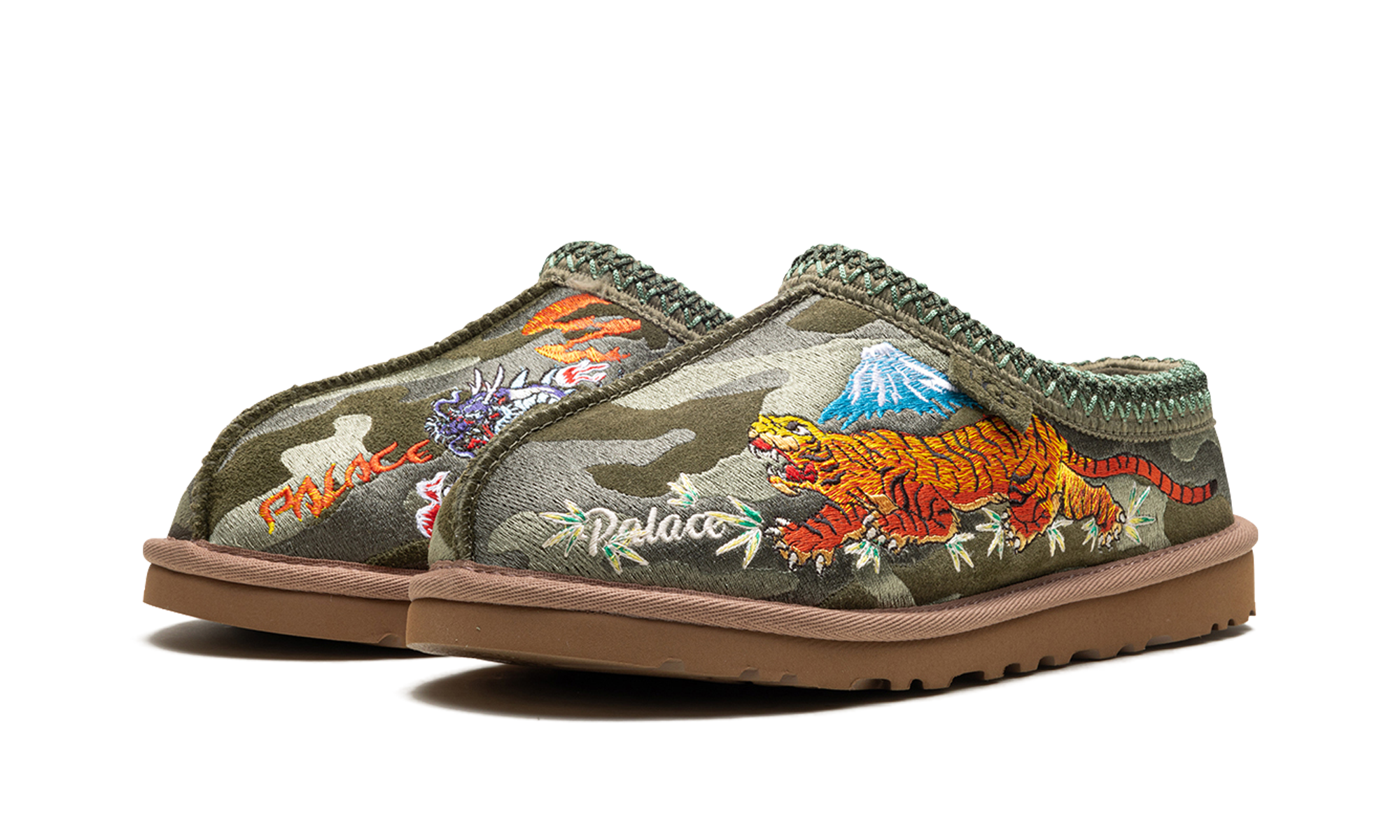 Tasman Slipper "Palace - Burnt Olive Camo" 1172070 GRNC