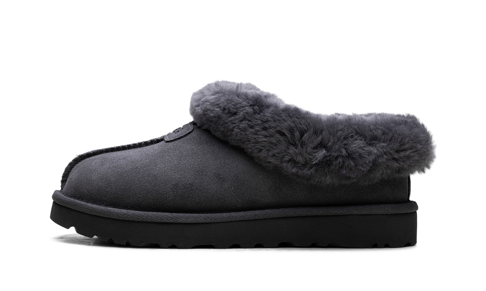 Tazzette Genuine Shearling Collar Slipper WMNS "Obsidian" 1134810 OBS