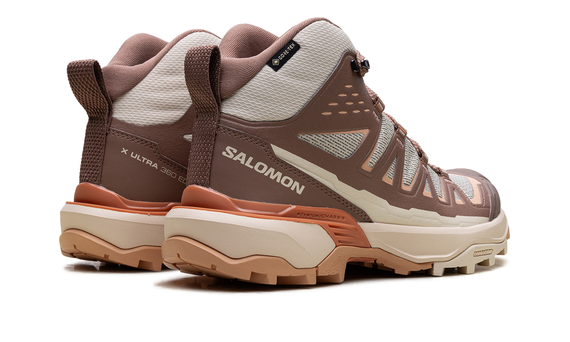 X Ultra 360 Edge Mid Gore-Tex Women "Shortbread / raw umber / prairie sunset" L4746270022