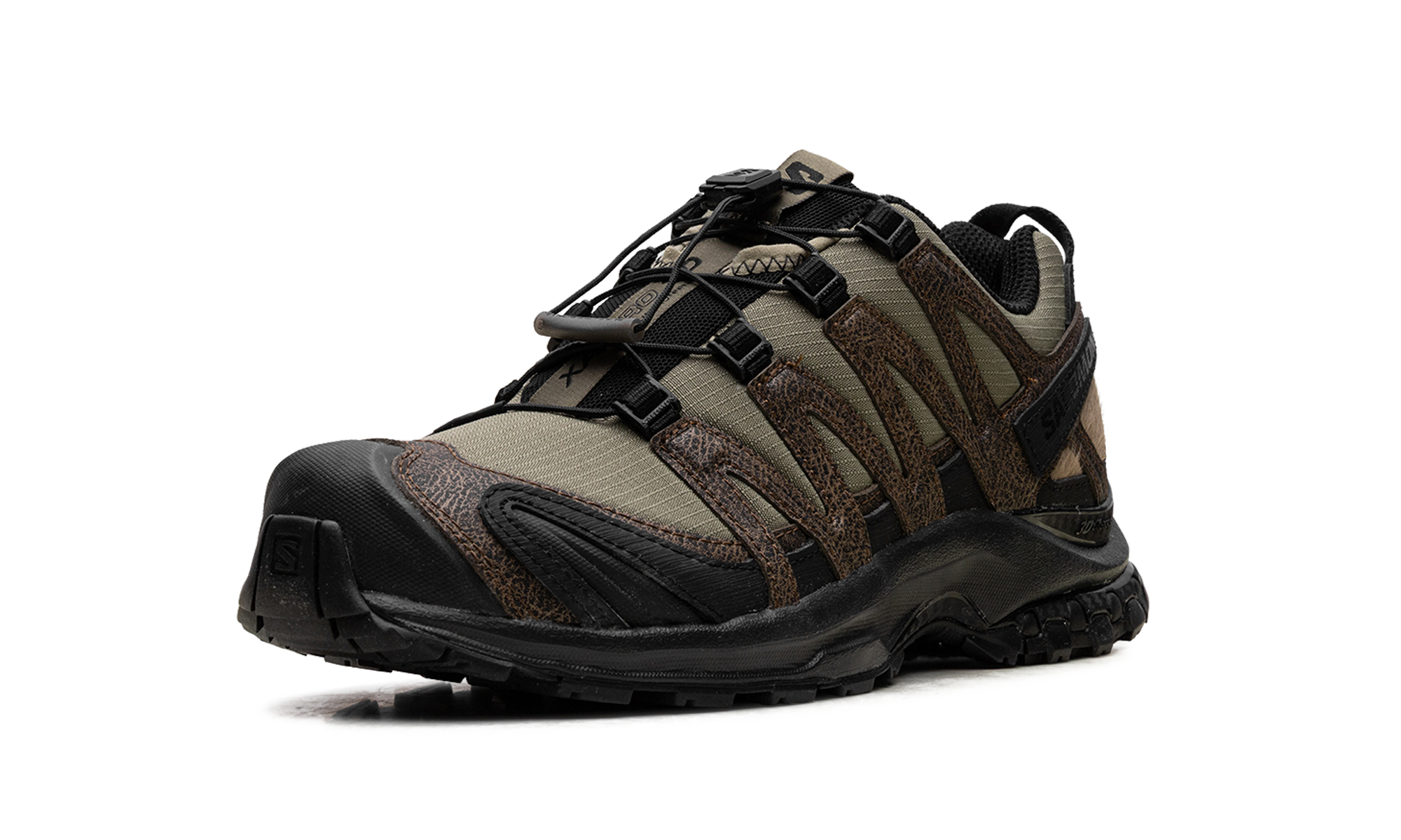 Xa Pro 3d Distressed Leather "Dark earth black" L47797400