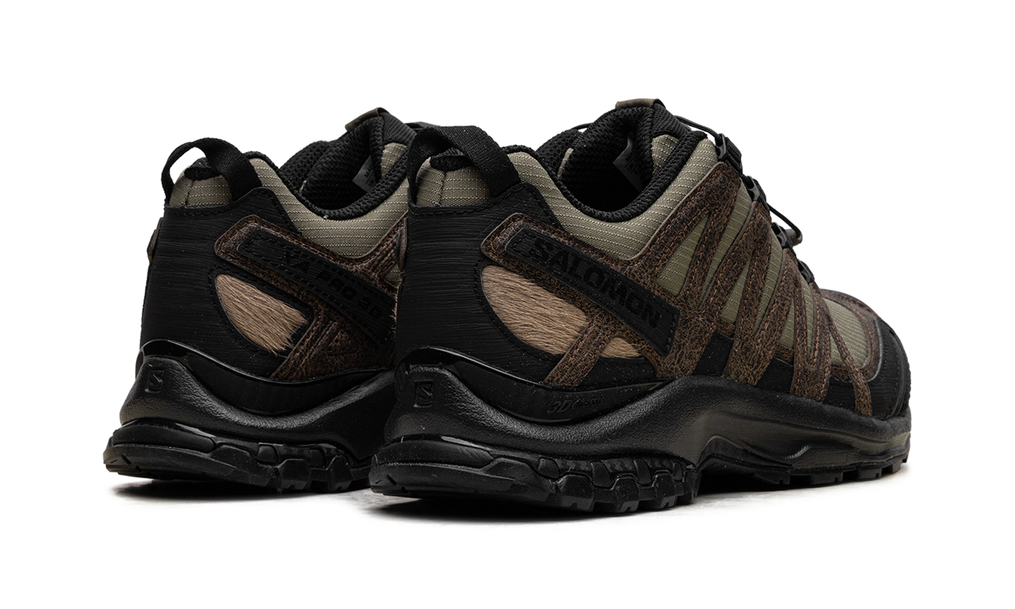 Xa Pro 3d Distressed Leather "Dark earth black" L47797400