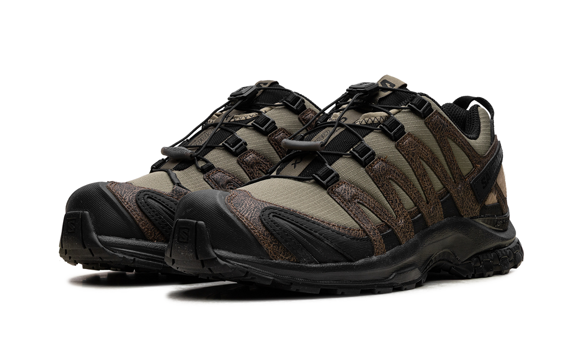 Xa Pro 3d Distressed Leather "Dark earth black" L47797400